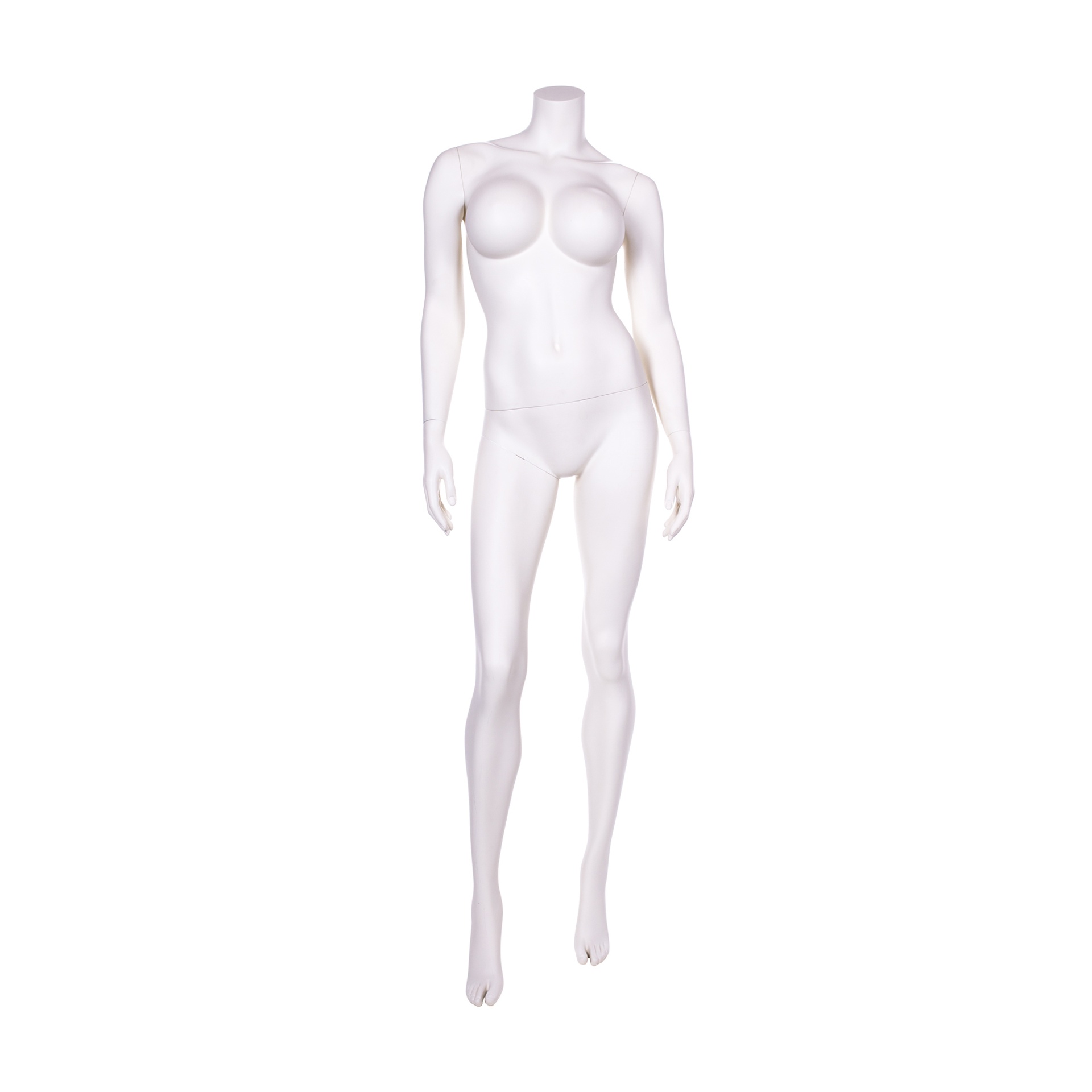 maniquí mujer, sin cabeza, color crudo 