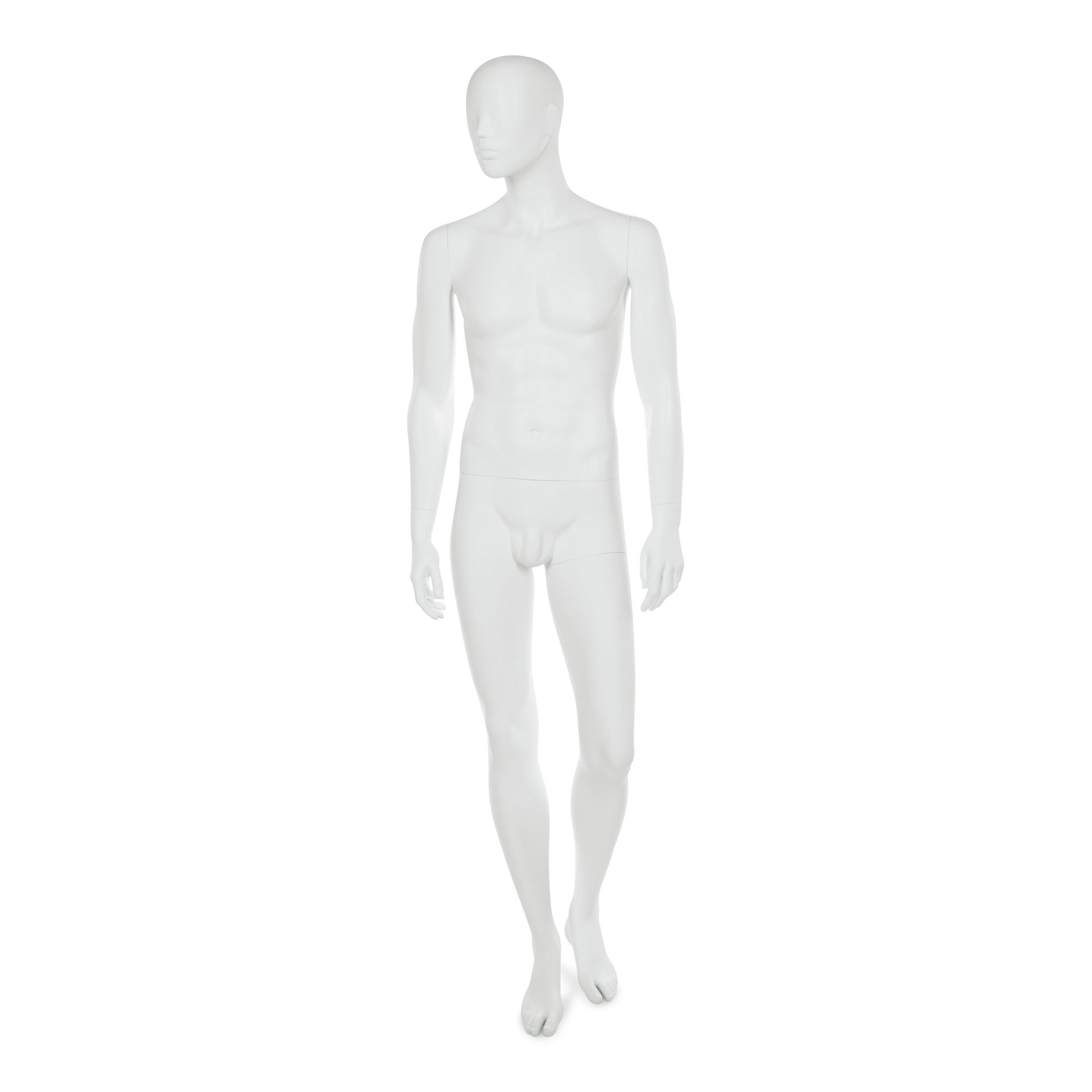 Mannequin homme visage interchangeable blanc