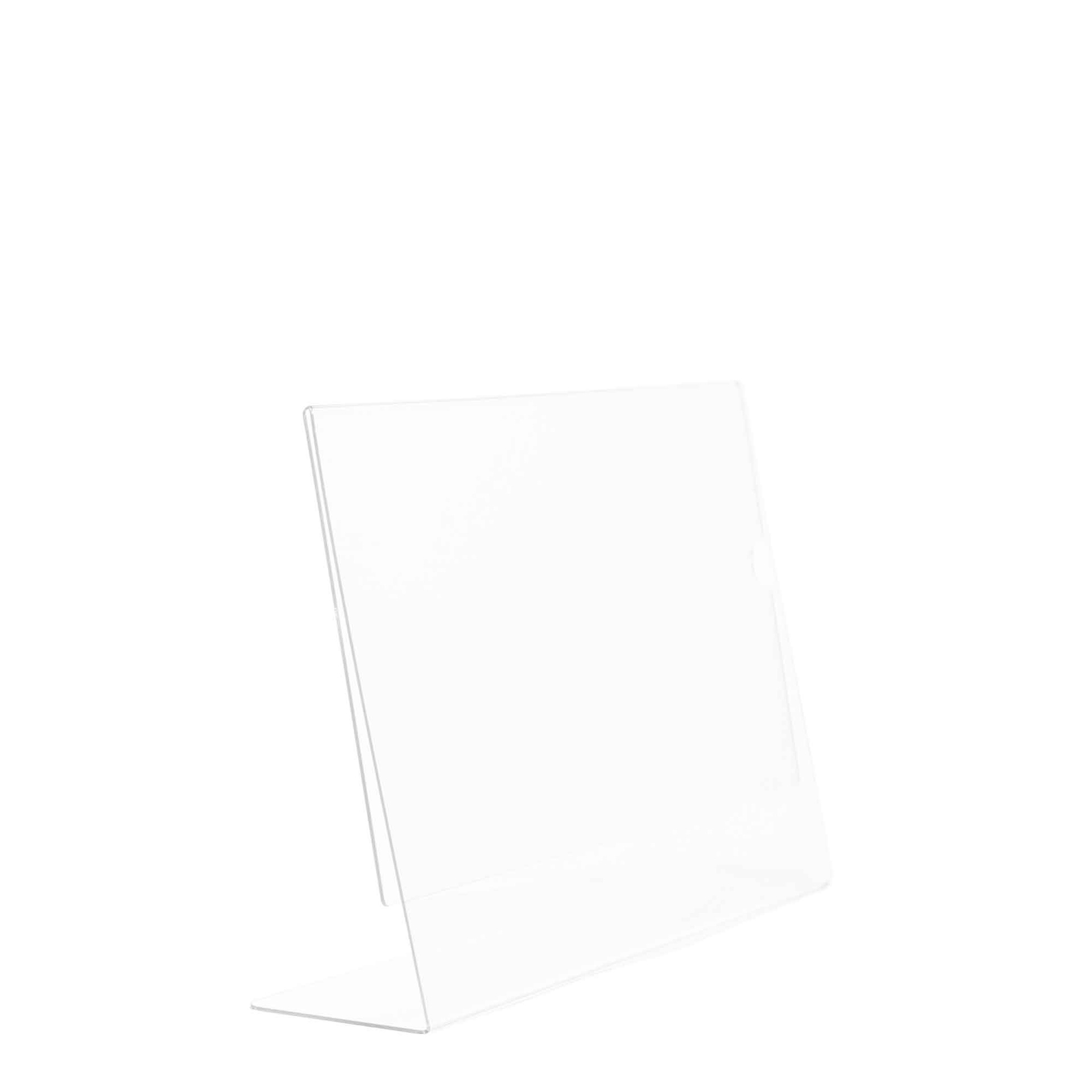 plexi L standaard , A3 liggend, transparent