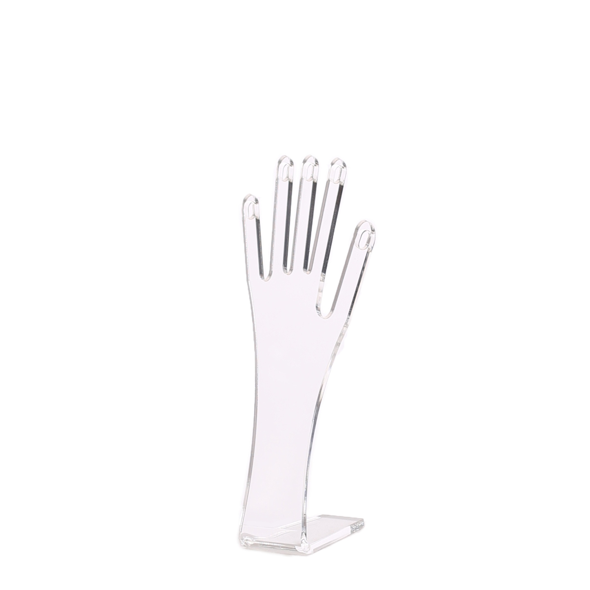 Female hand, plastic, white glossy color