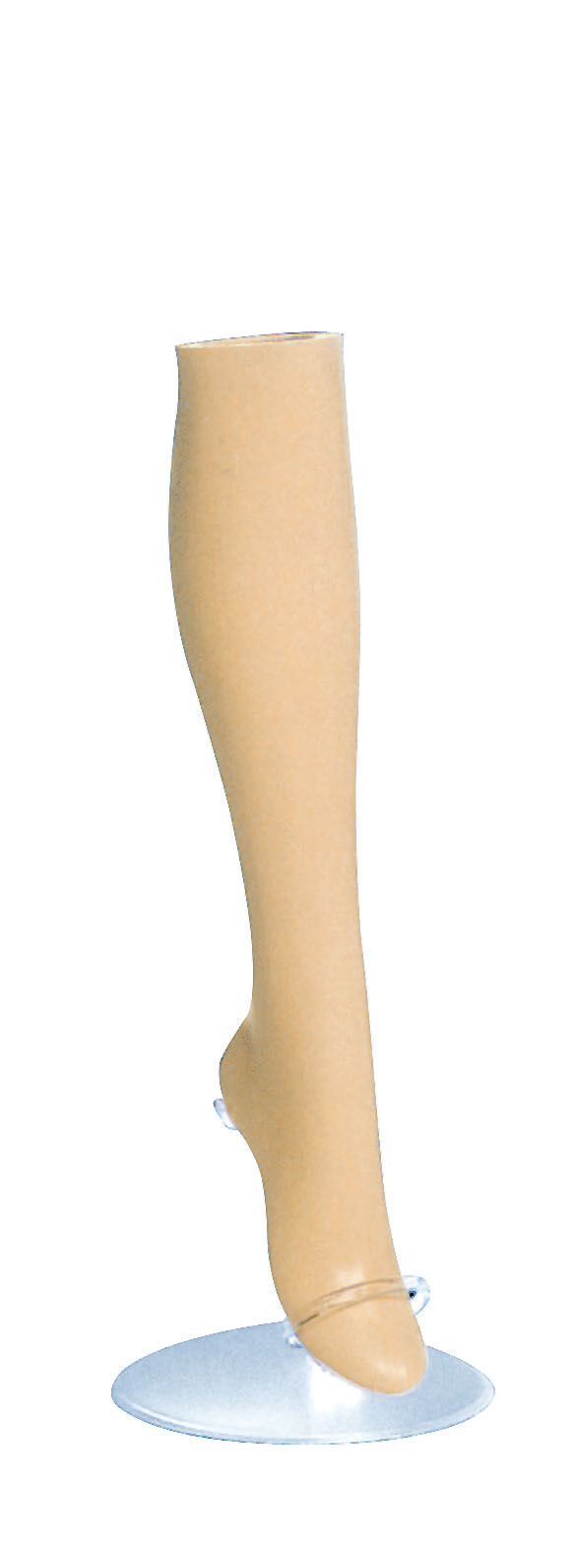 Female leg, short model, pvc, skin color