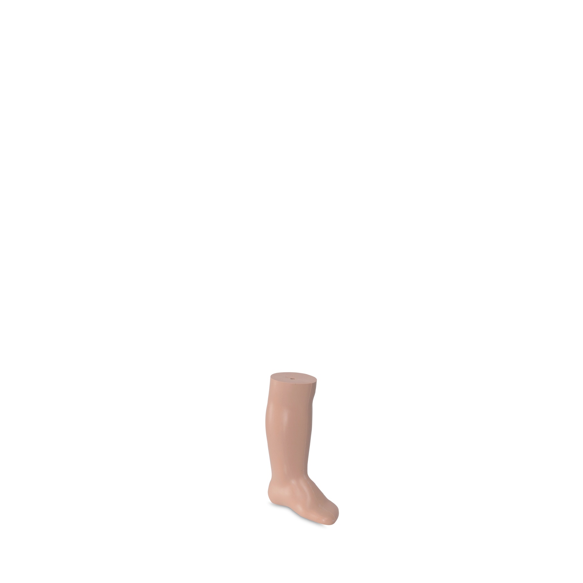 Baby leg, freestanding, plastic, skin color