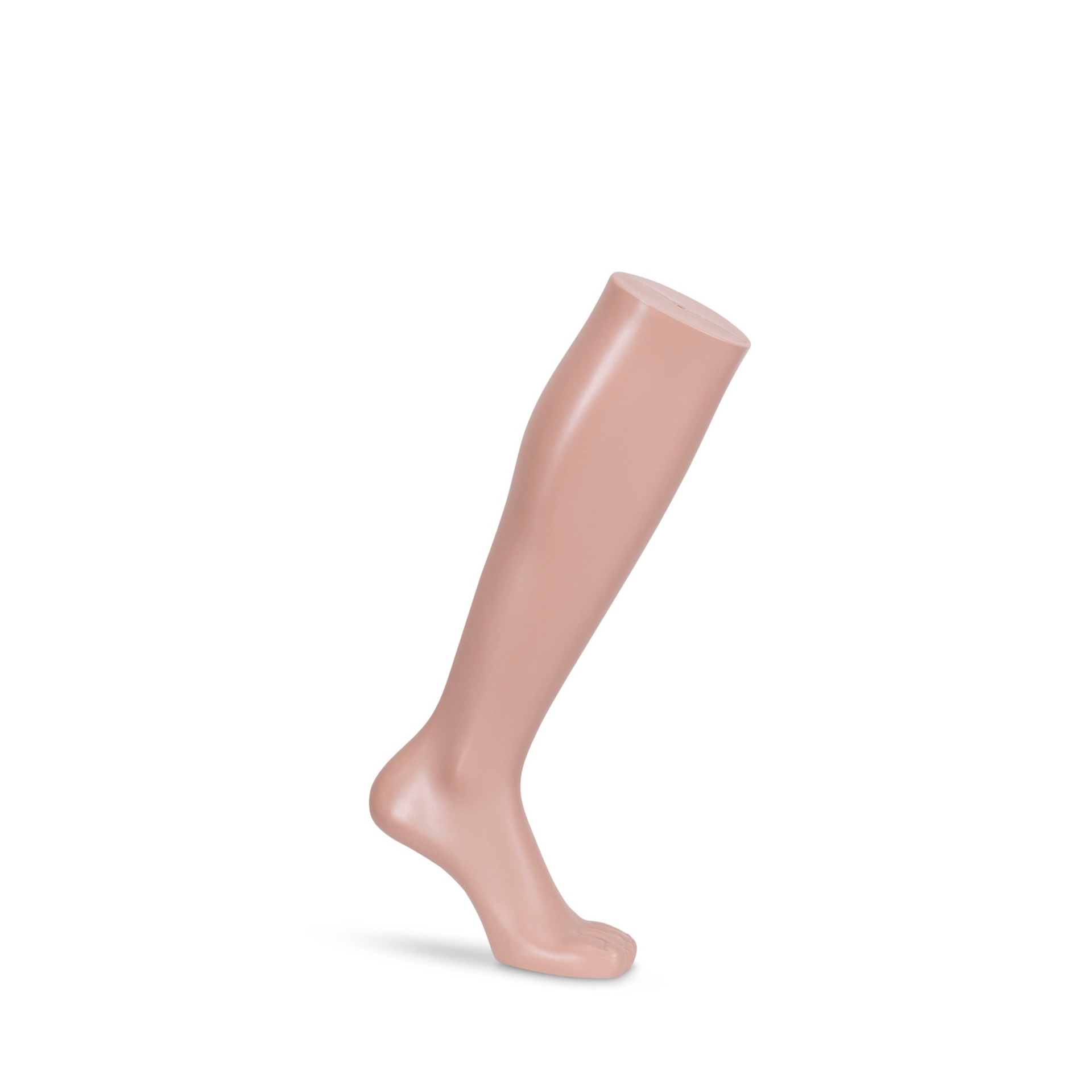 Female leg, freestanding, polyethylene, skin color