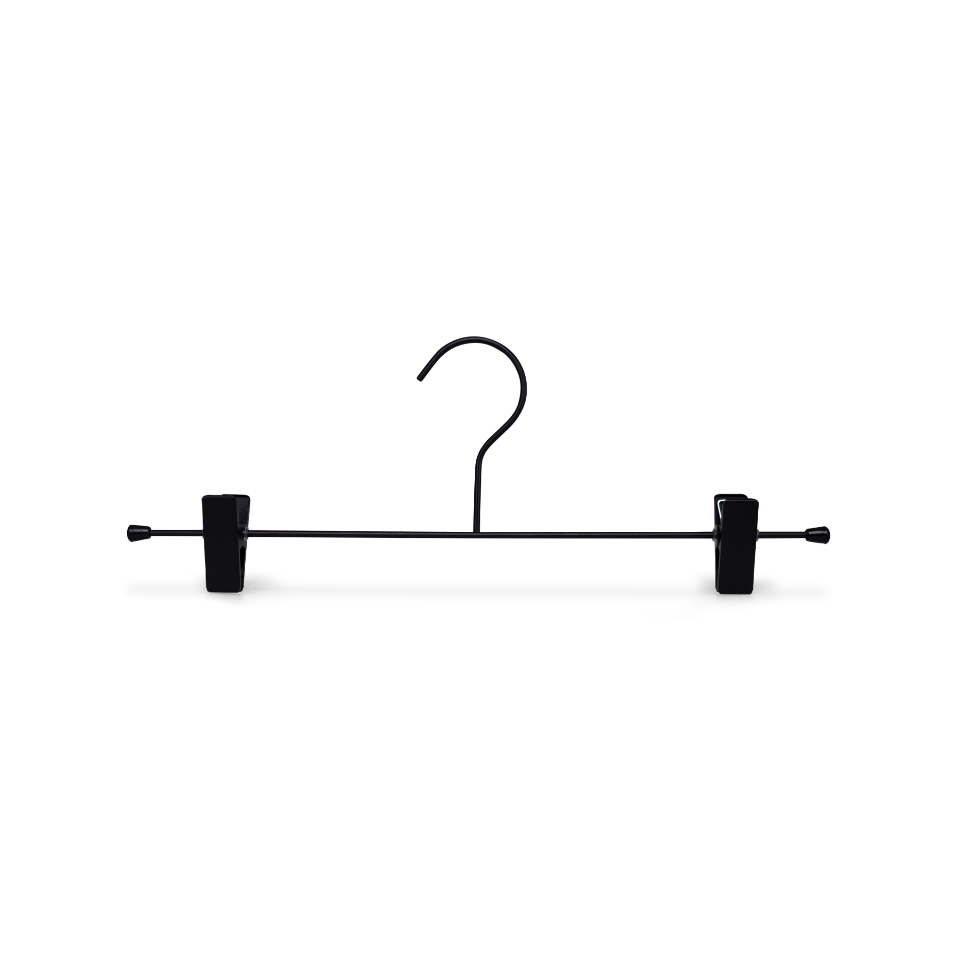 Metal Hanger mit 2 Clips,35 Cm, schwarz - Box mit 50 Stück