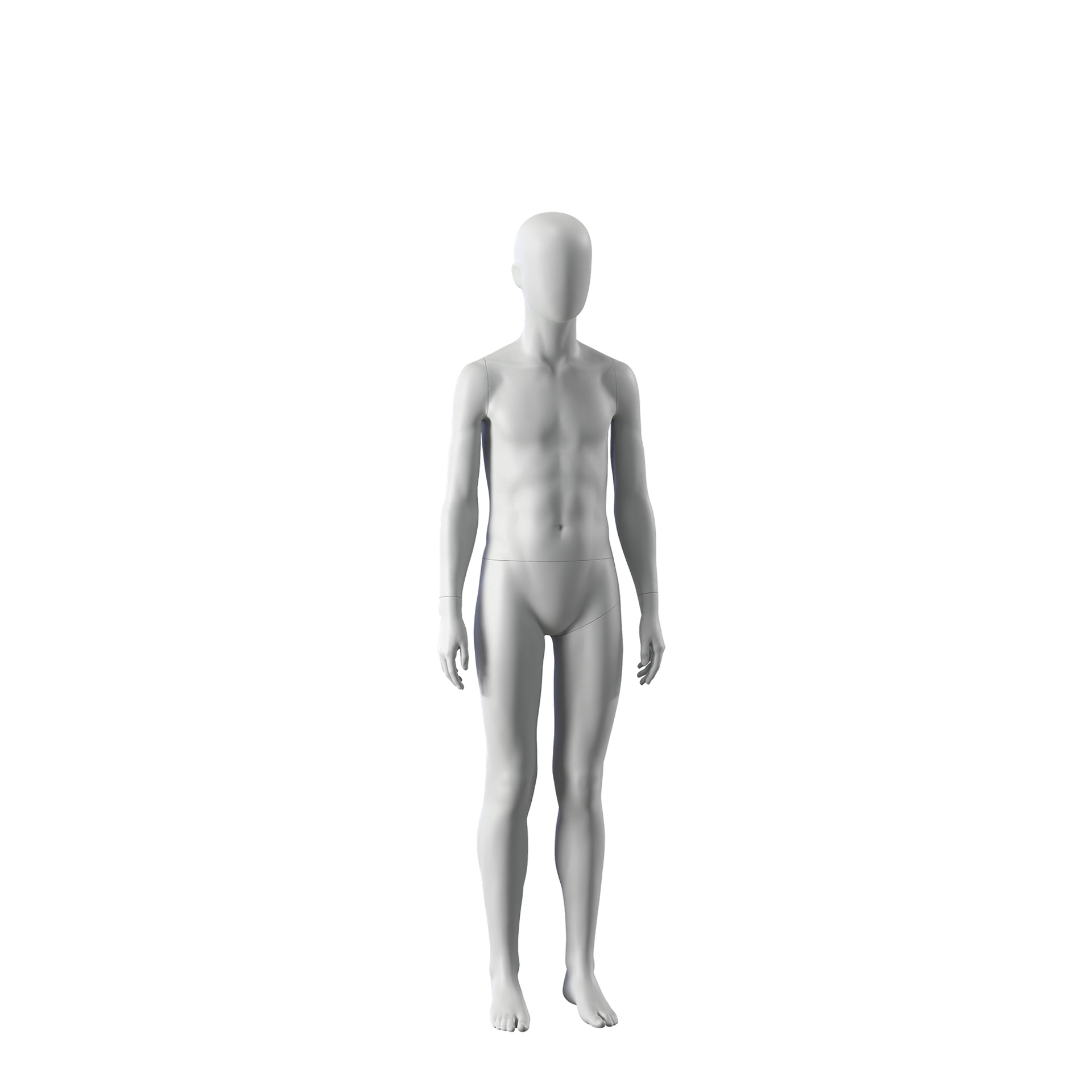 Sport mannequin, child, grey, 12 year, standing pose 604