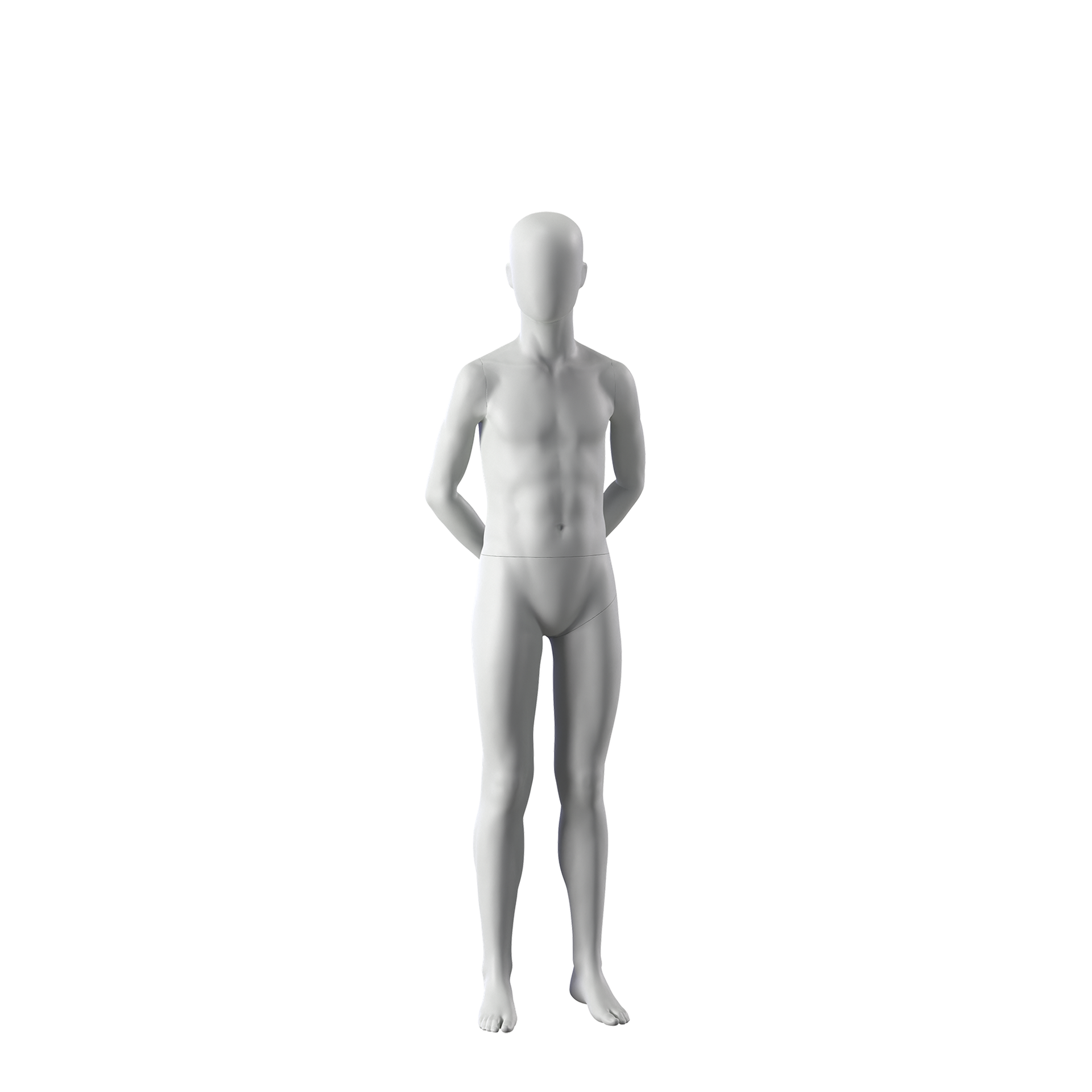 Sport mannequin, child, grey, 12 year, standing pose 605