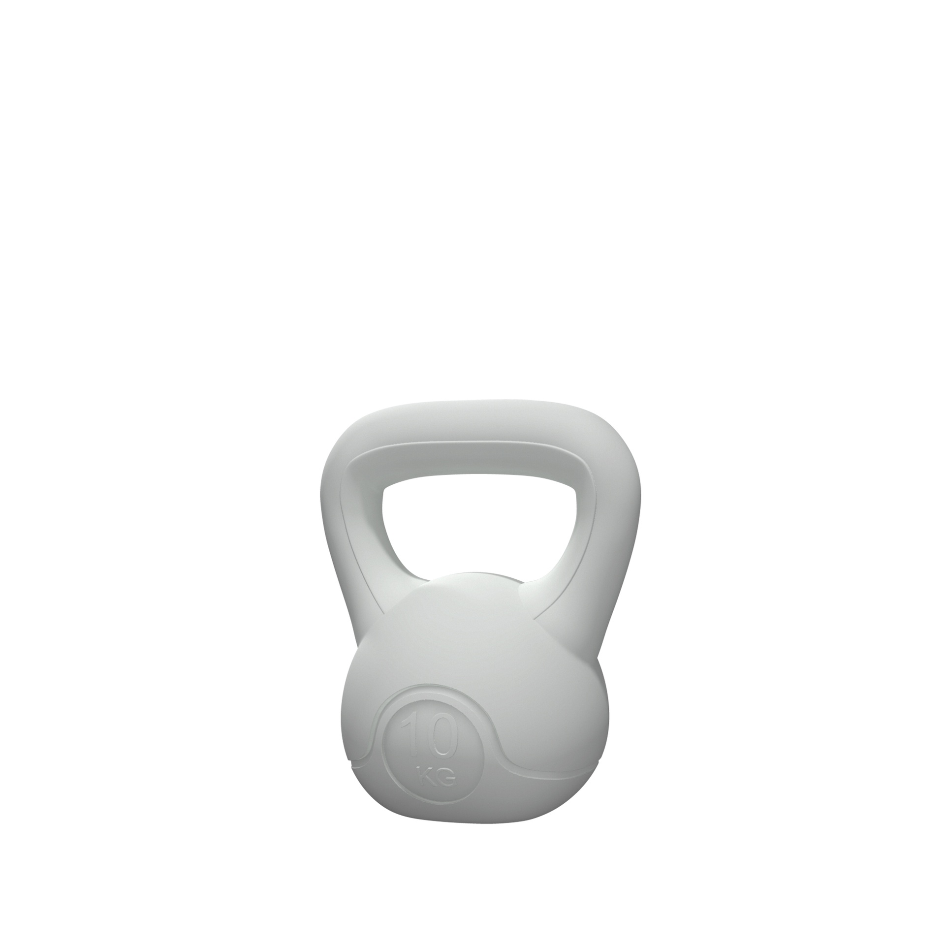 Dummy kettlebell, gris, deporte de fitness