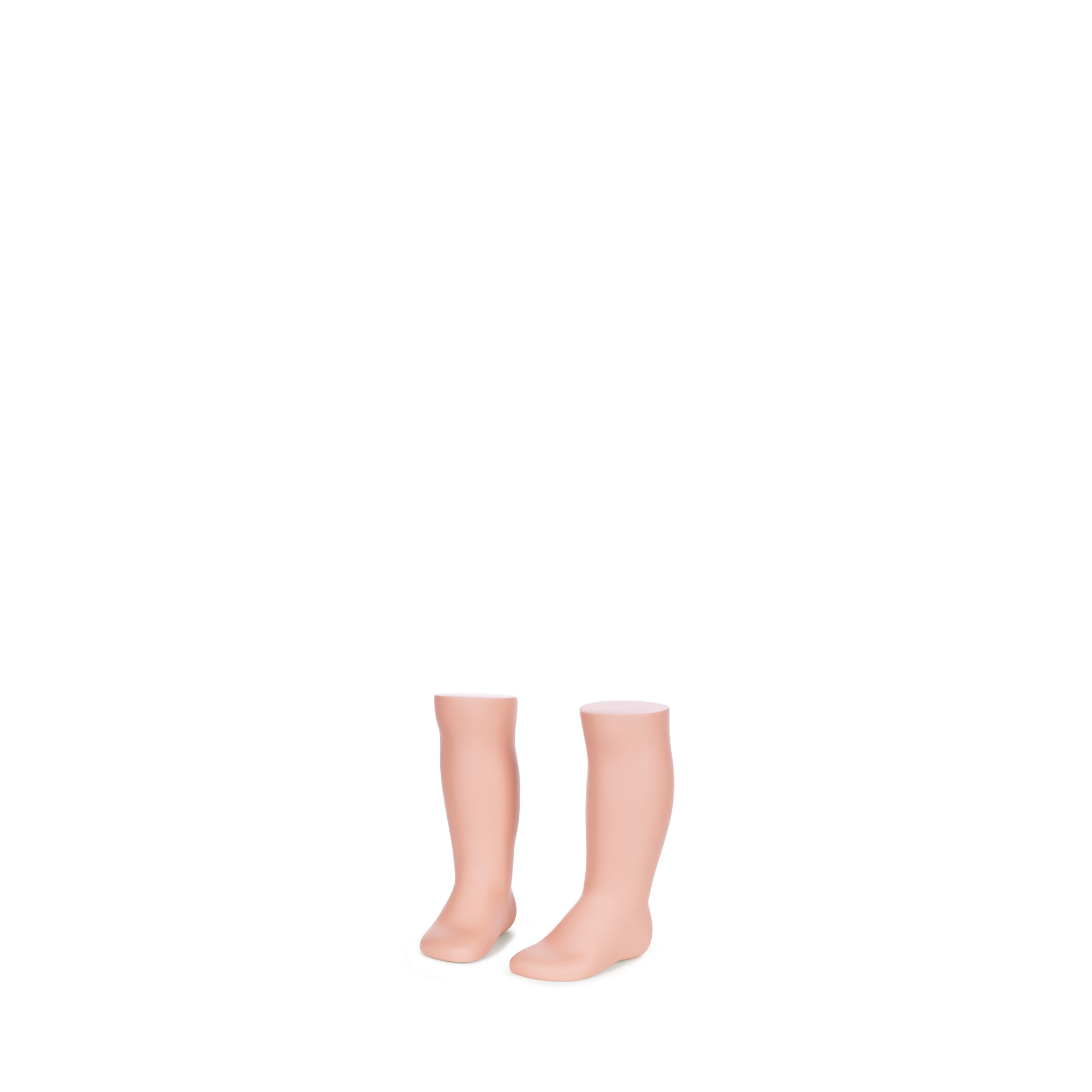 Pair of baby legs, freestanding, skin color