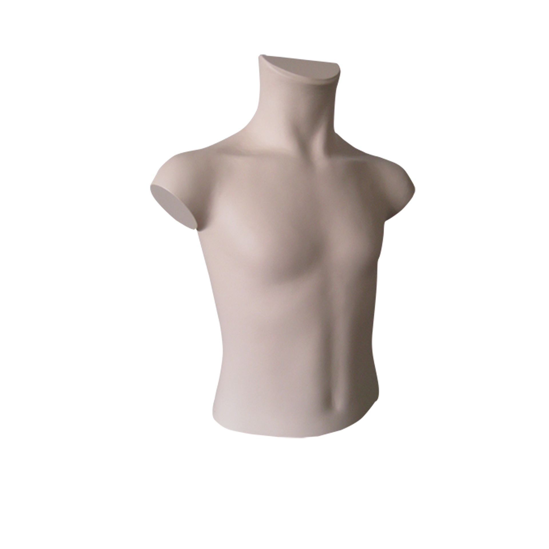 Plastic mannequin bust, type untill waist, child, 6-8 years, skin color, recyclable plastic, pose 2010CL_PSK