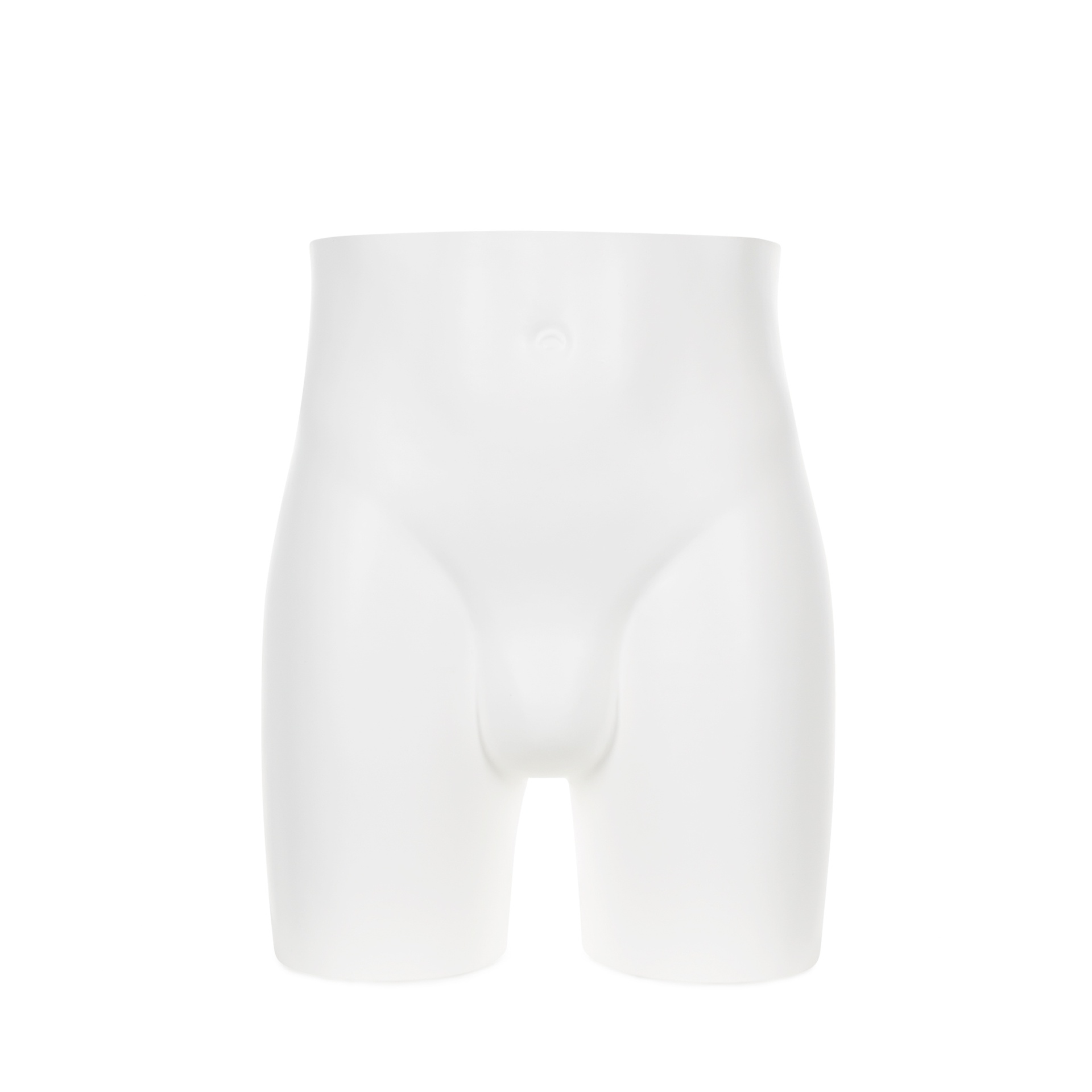 Fessier homme en plastique, plastique recyclable blanc, pose 2020U_WH