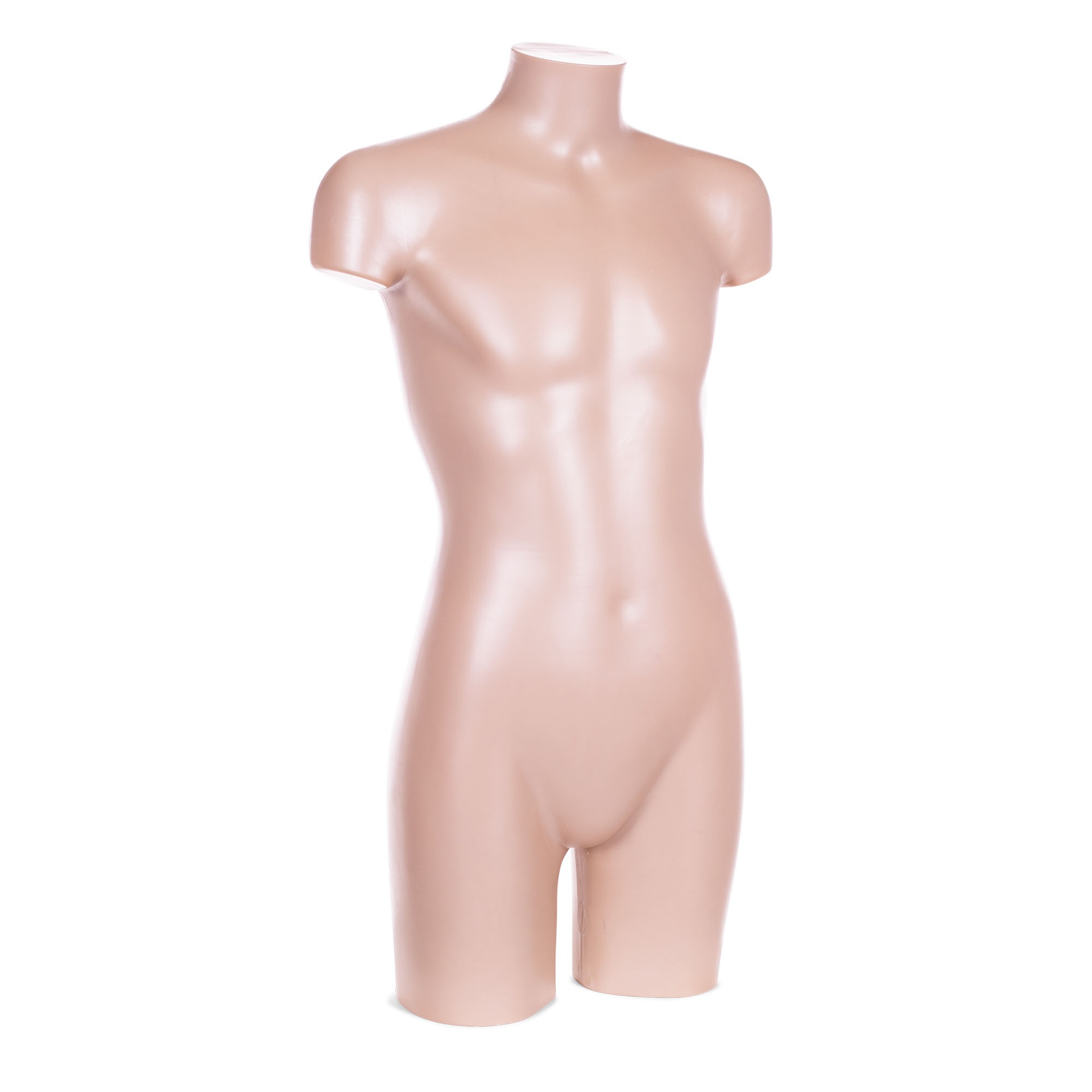 Torso infantil de plástico, plástico reciclable en color piel, pose 2030_SK.