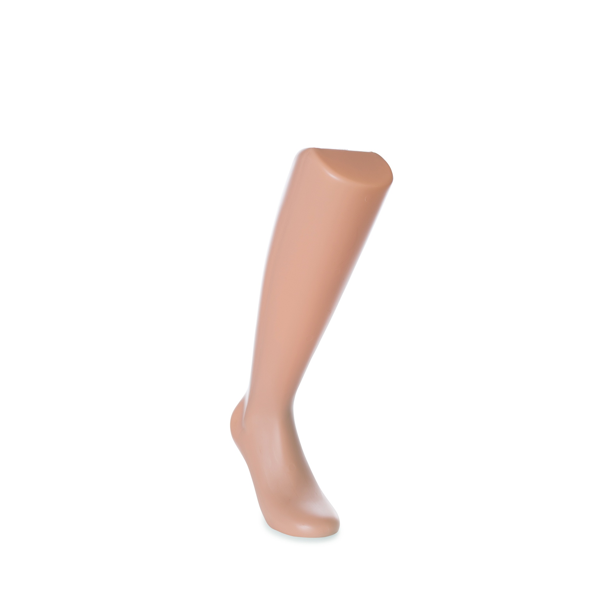 Male leg, freestanding, pvc, skin color