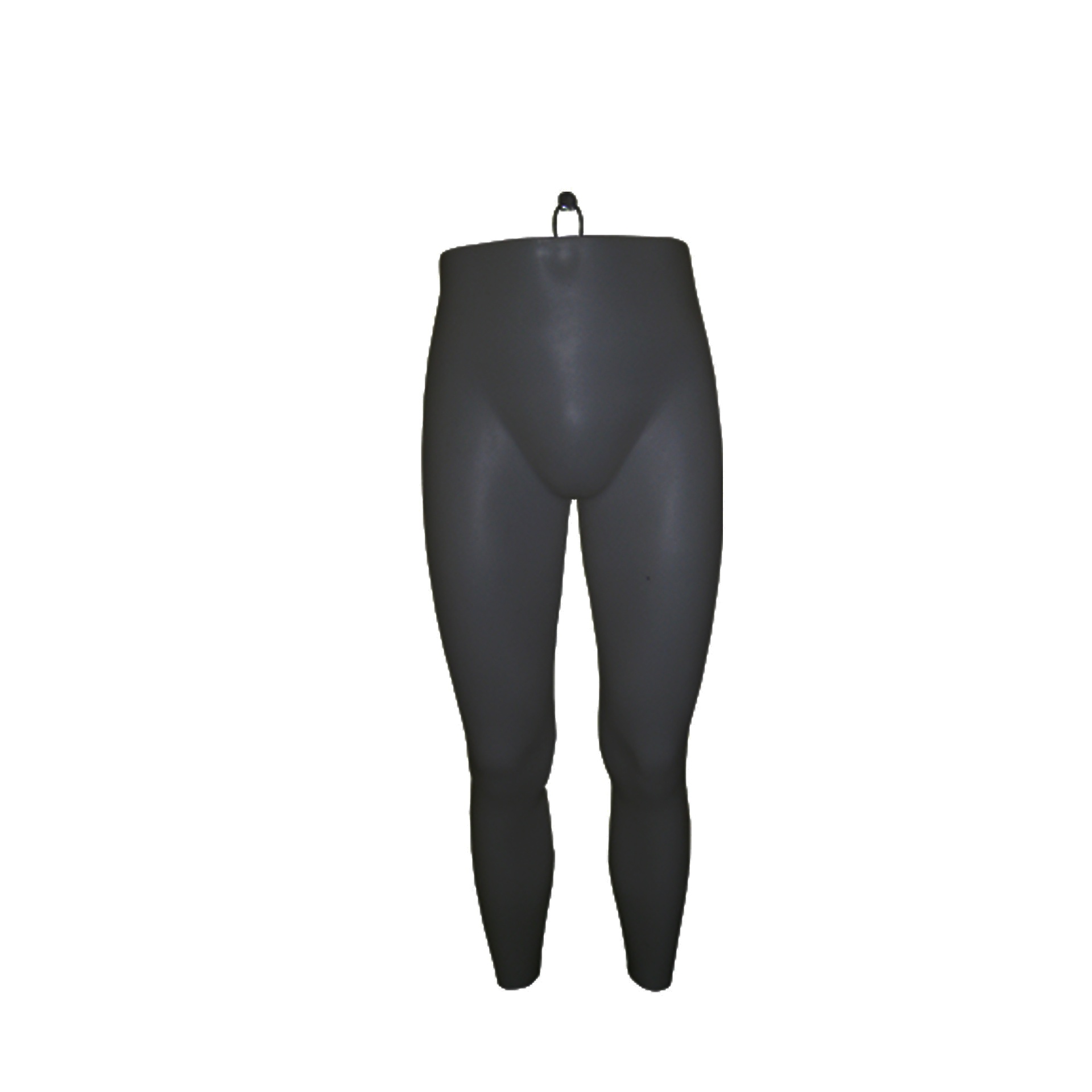 Men's leg display, for trousers, black, for wall mounting, including hanging loop