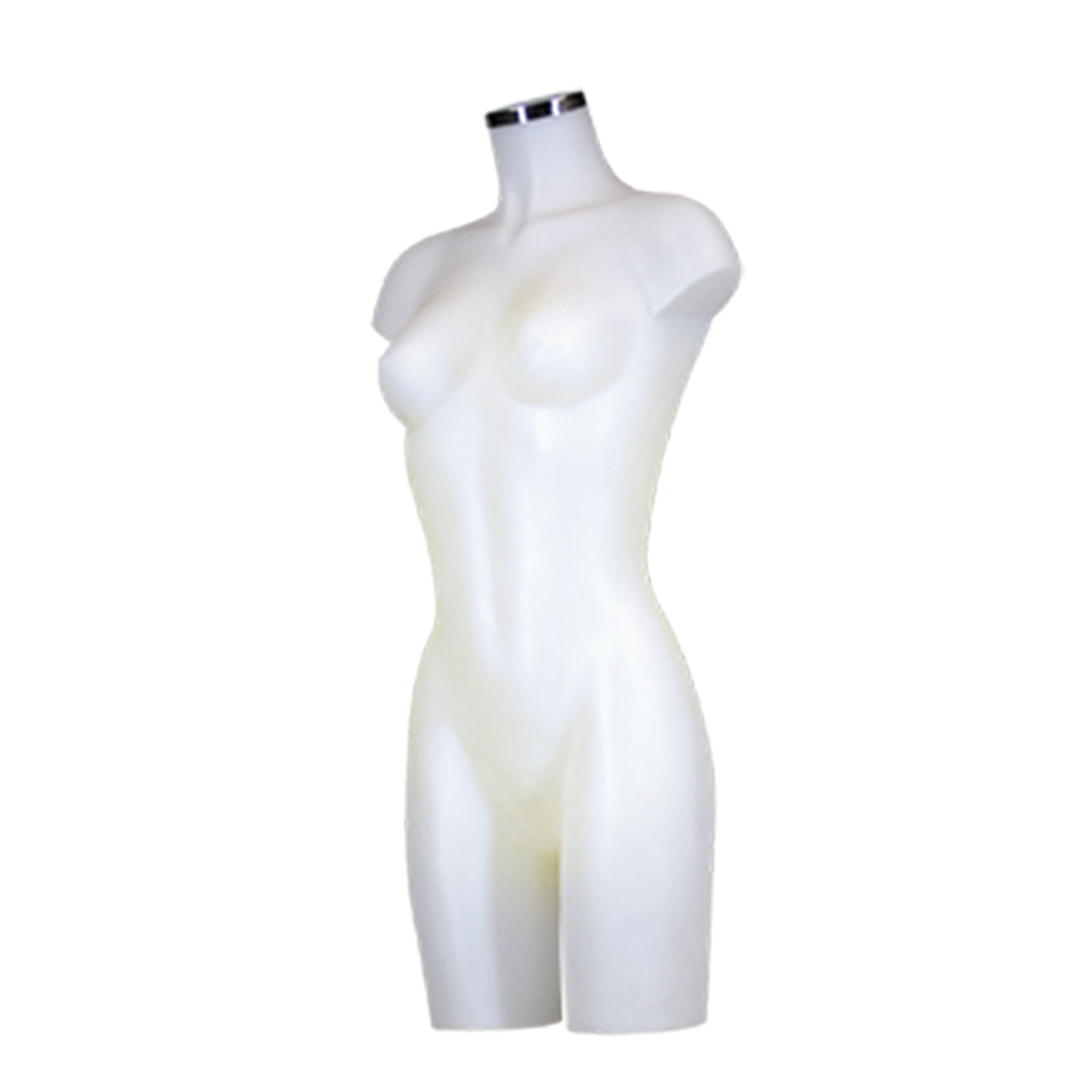 Torso femme jusqu'aux mi-cuisses, PS, blanc opale