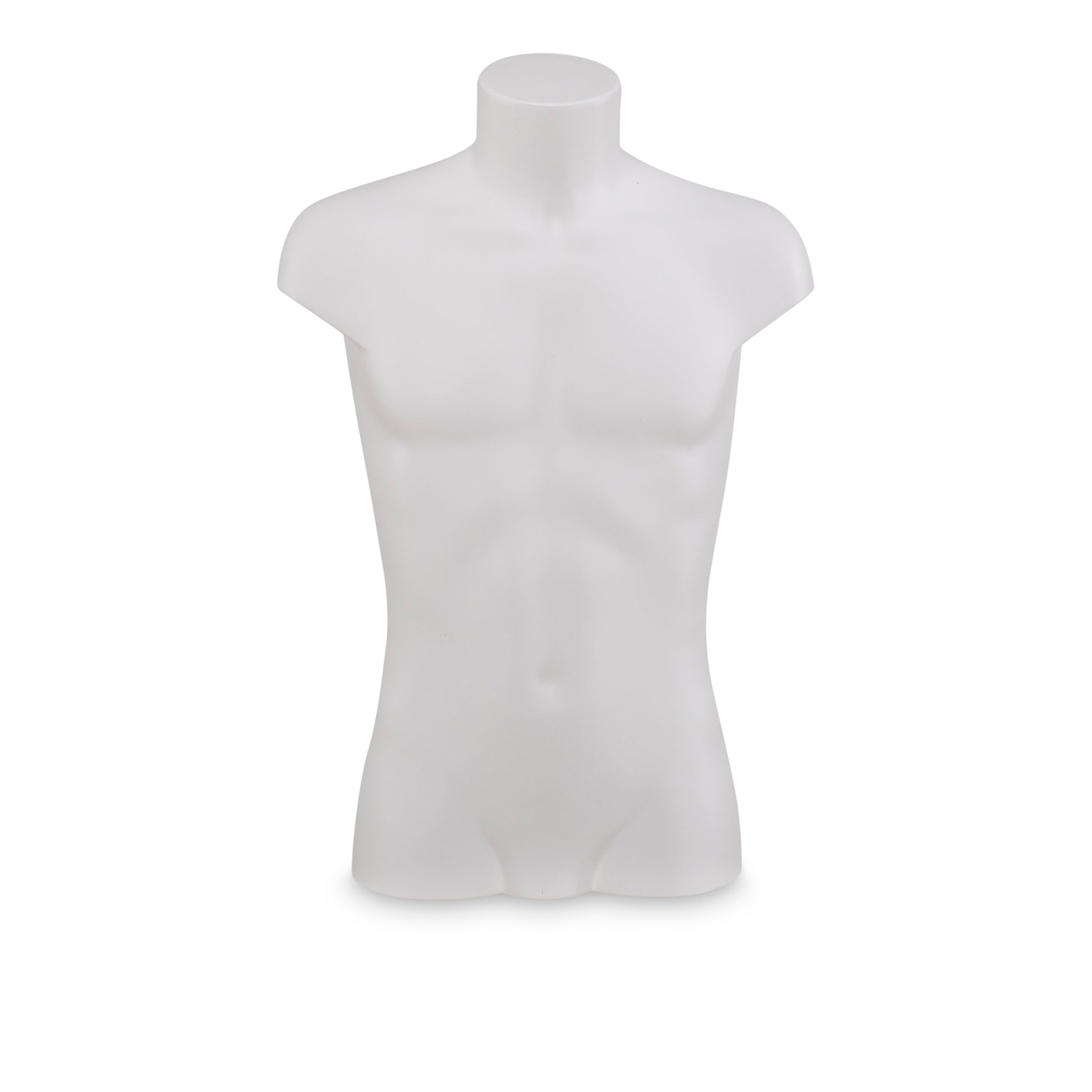 Male torso untill scrotch Norwich, plastic white