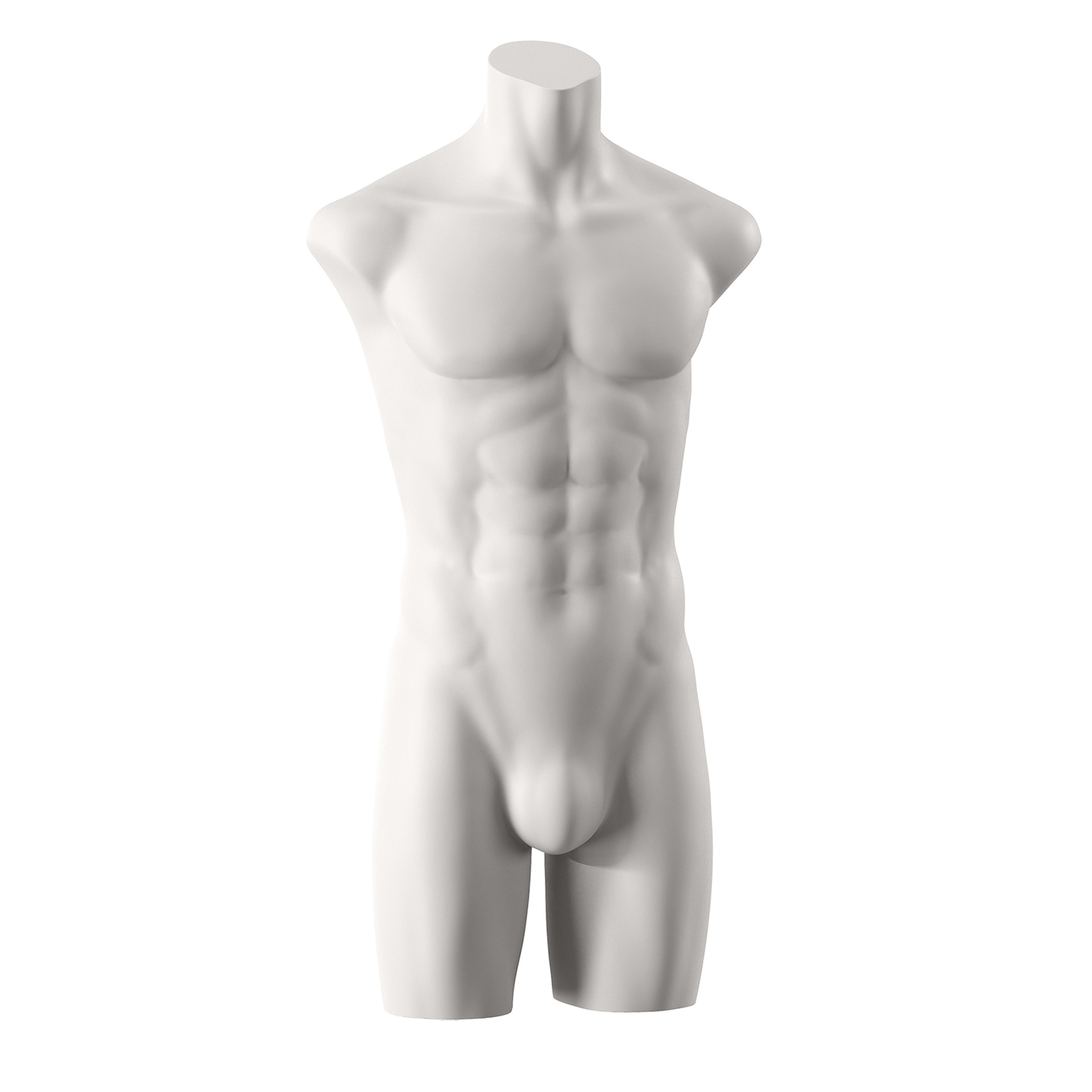 Torso de lencería, caballero, blanco cálido, pose 301