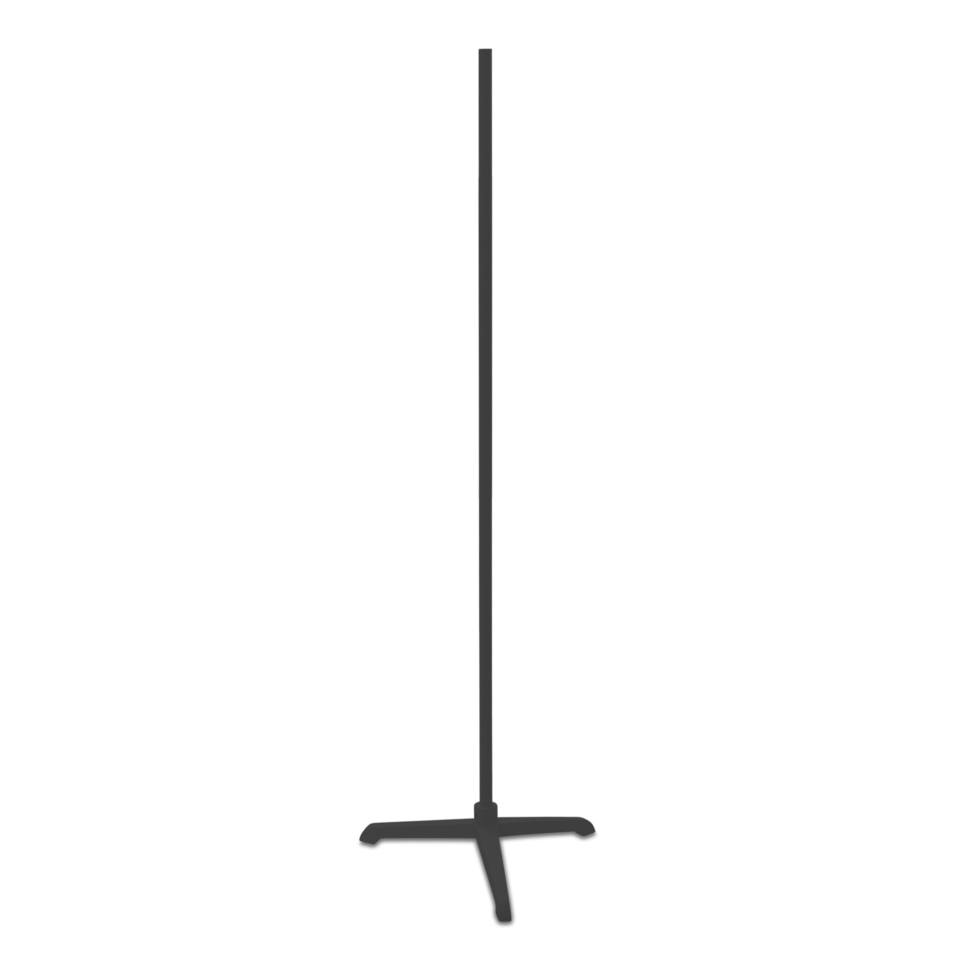 Bust stand with central connection, 110 cm, tripod, black