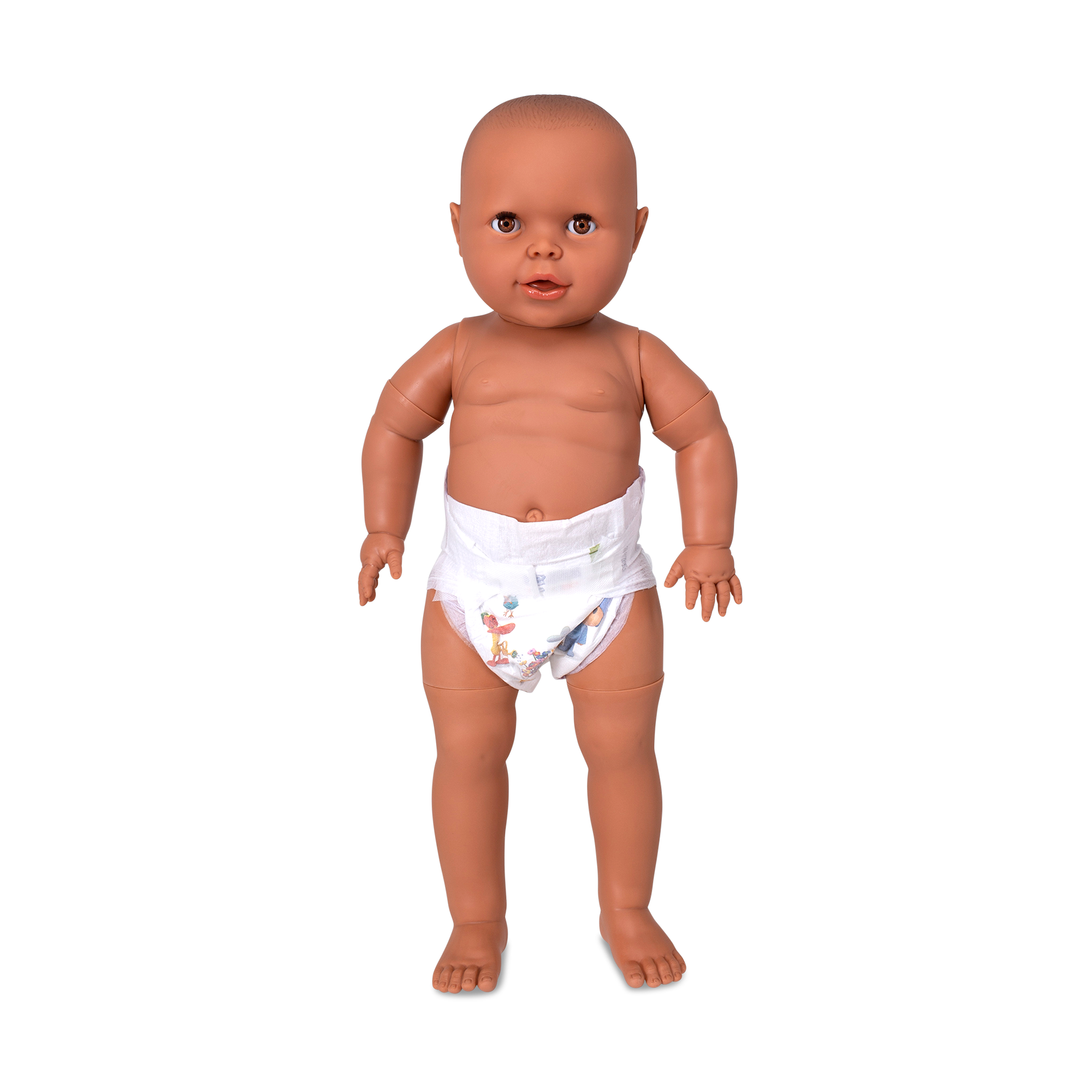 Realistic child mannequin, European skin colour, unisex, 6 months old, collection Baby Dolls, pose 61970SL