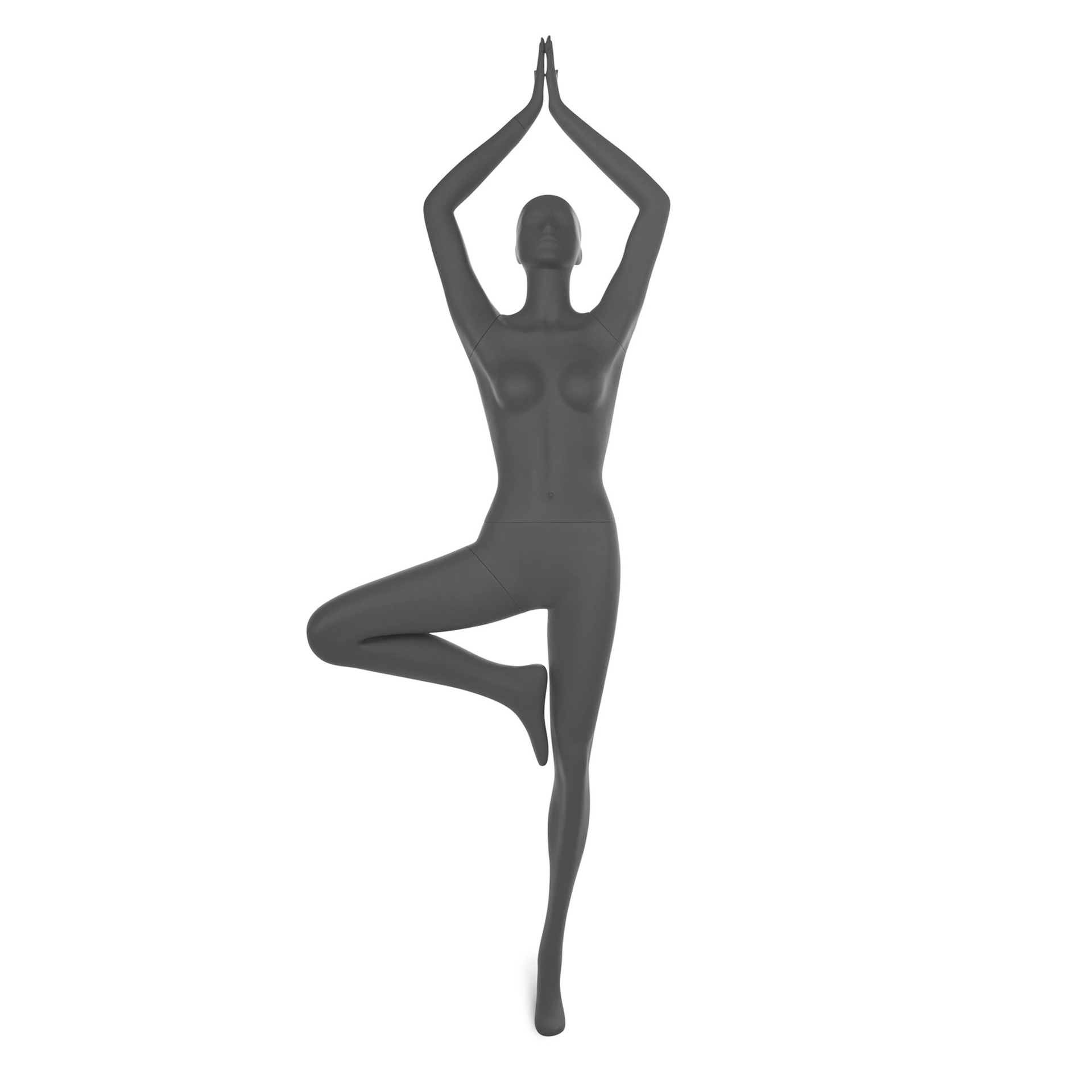 Female mannequin abstract head, Yoga, Top  Sports